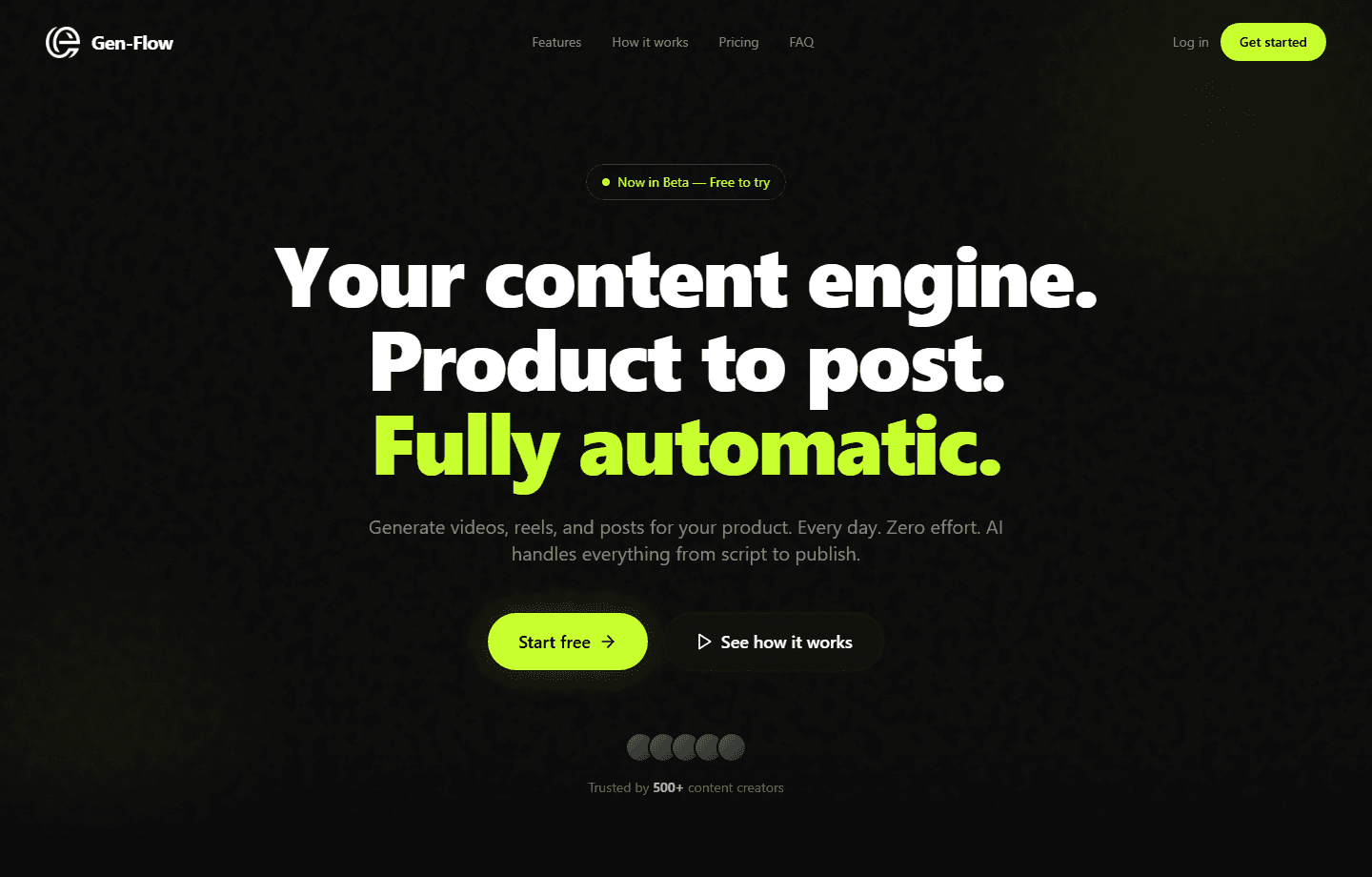 Gen-Flow portfolio work